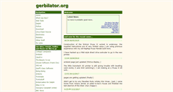 Desktop Screenshot of gerbilator.org
