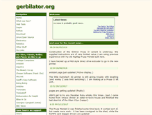 Tablet Screenshot of gerbilator.org